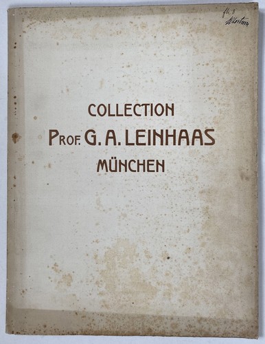 Sammlung prof leinhaas - sammlung,