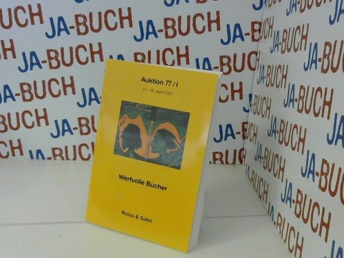 Wertvolle bücher auktion 1 - bücher, 77/1