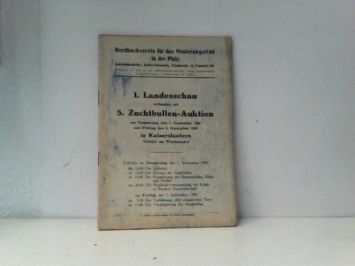 1.Landesschau verbunden mit 5