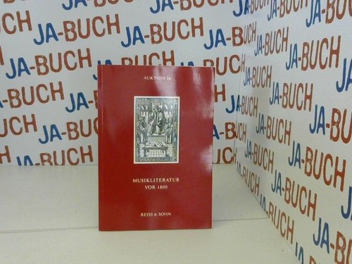 Musikliteratur vor 1800