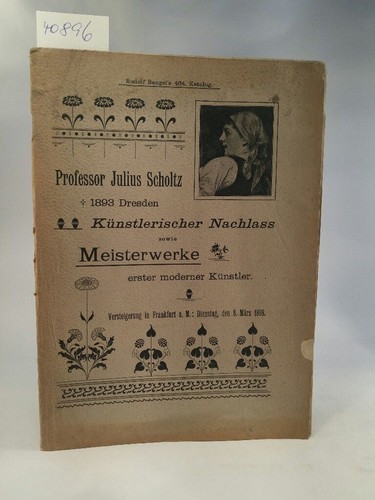 Auktionskatalog verzeichniss - -,