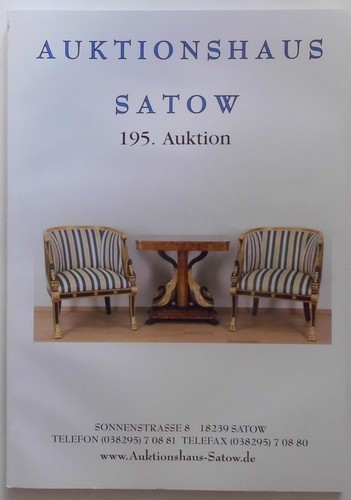 Auktionshaus satow 195 - -,