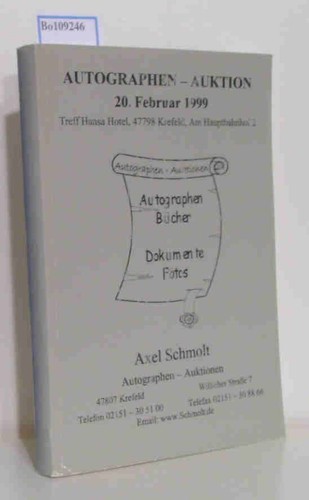Autographen auktion - autographen-auktion, 20