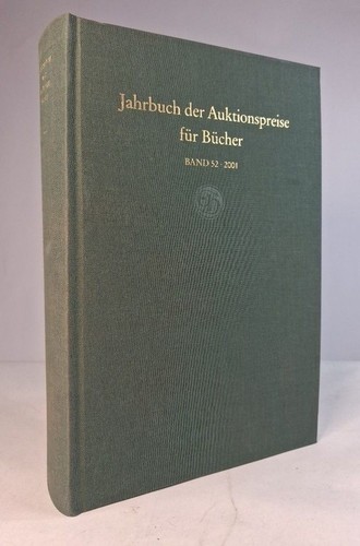 Jahrbuch der auktionspreise - jahrbuch,