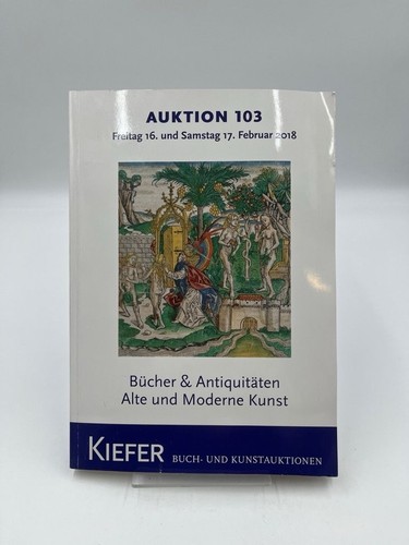 Auktion 103 bücher - auktion,